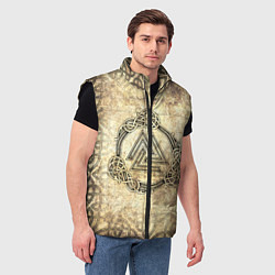 Мужской жилет Валькнут символ павших в битве, цвет: 3D-черный — фото 2
