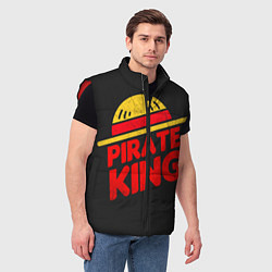 Мужской жилет One Piece Pirate King, цвет: 3D-красный — фото 2
