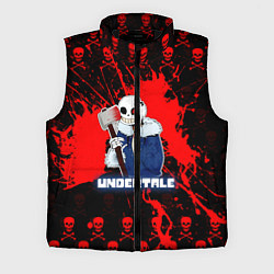 Мужской жилет UNDERTALE, цвет: 3D-черный
