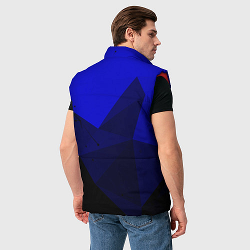 Мужской жилет Leicester City / 3D-Красный – фото 4