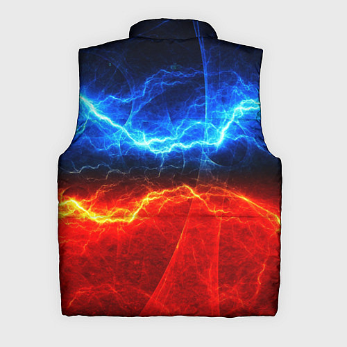 Мужской жилет Лёд и огонь / 3D-Светло-серый – фото 2