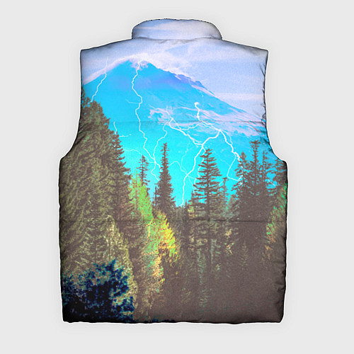 Мужской жилет Счастье не за горами / 3D-Черный – фото 2