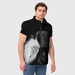 Мужской жилет Fencing is the art, цвет: 3D-черный — фото 2