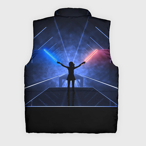 Мужской жилет Beat Saber / 3D-Красный – фото 2