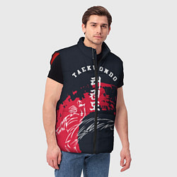 Мужской жилет Тхэквондо, цвет: 3D-красный — фото 2