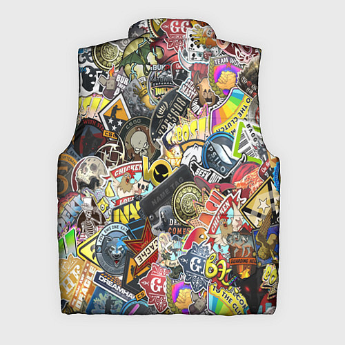 Мужской жилет CS GO / 3D-Красный – фото 2