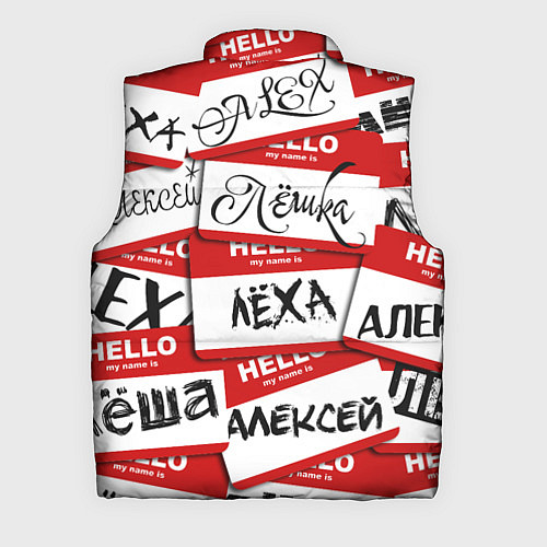Мужской жилет Hello, my name is / 3D-Черный – фото 2