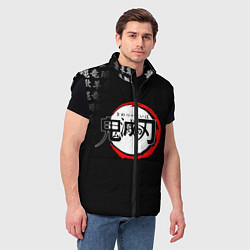 Мужской жилет KIMETSU NO YAIBA, цвет: 3D-черный — фото 2