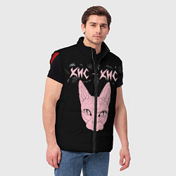 Мужской жилет Кис-Кис, цвет: 3D-красный — фото 2