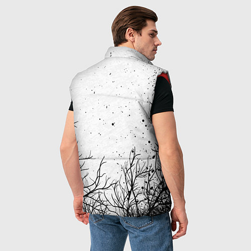 Мужской жилет ВЕДЬМАК / 3D-Красный – фото 4
