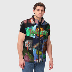 Мужской жилет Terraria, цвет: 3D-светло-серый — фото 2