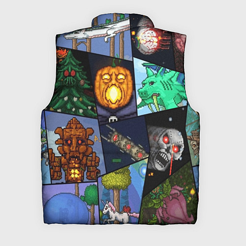 Мужской жилет Terraria / 3D-Красный – фото 2