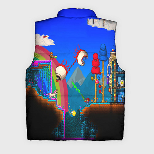 Мужской жилет TERRARIA GAME / 3D-Черный – фото 2