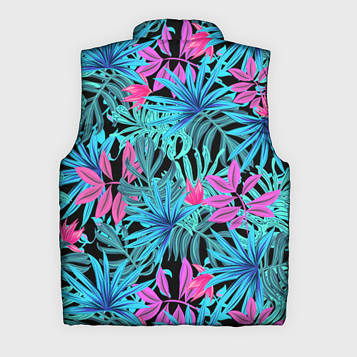 Мужской жилет Яркие цветы / 3D-Светло-серый – фото 2