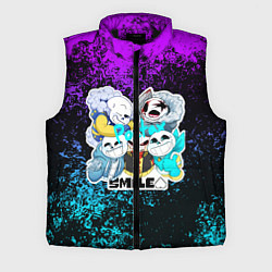 Мужской жилет UNDERTALE, цвет: 3D-черный