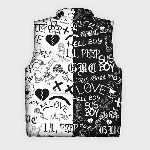 Мужской жилет LIL PEEP LOGOBOMBING / 3D-Черный – фото 2