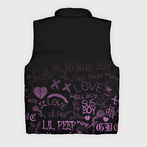 Мужской жилет LIL PEEP / 3D-Красный – фото 2