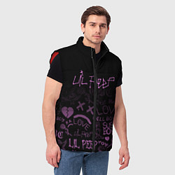 Мужской жилет LIL PEEP, цвет: 3D-красный — фото 2