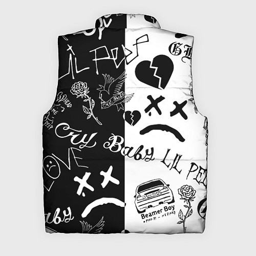 Мужской жилет LIL PEEP / 3D-Красный – фото 2