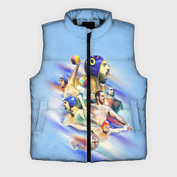Мужской жилет Water polo players, цвет: 3D-черный