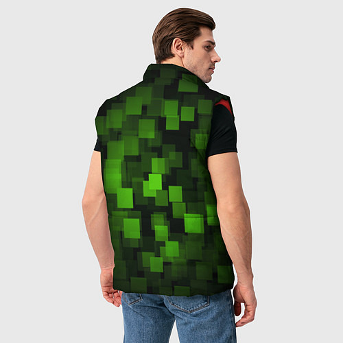 Мужской жилет Minecraft Майнкрафт / 3D-Красный – фото 4