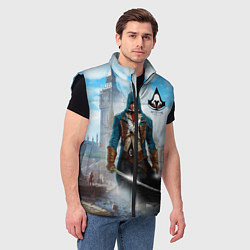 Мужской жилет Assasin's creed, цвет: 3D-черный — фото 2