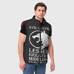 Мужской жилет The Witcher, цвет: 3D-красный — фото 2