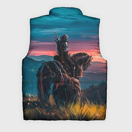 Мужской жилет The Witcher / 3D-Черный – фото 2