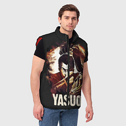 Мужской жилет Yasuo, цвет: 3D-красный — фото 2
