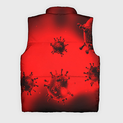 Мужской жилет PLAGUE INC / 3D-Красный – фото 2