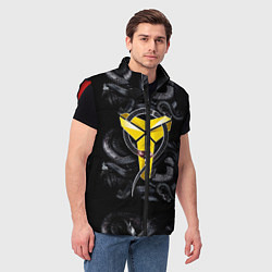 Мужской жилет Los Angeles LakersKobe Bryan, цвет: 3D-красный — фото 2