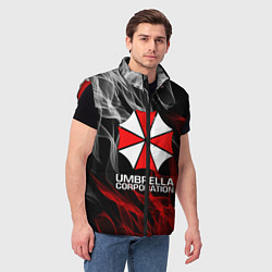 Мужской жилет UMBRELLA CORP, цвет: 3D-красный — фото 2
