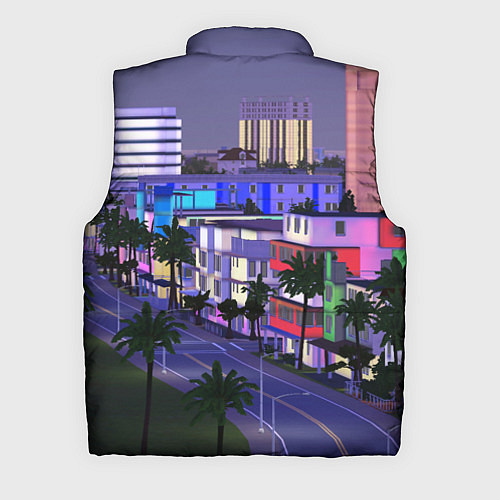 Мужской жилет Grand Theft Auto Vice City / 3D-Черный – фото 2