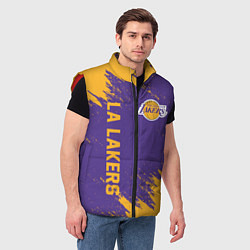 Мужской жилет LA LAKERS, цвет: 3D-красный — фото 2