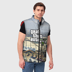 Мужской жилет GTA 5, цвет: 3D-красный — фото 2