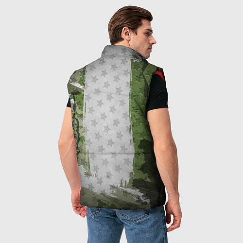 Мужской жилет Офисные войска / 3D-Красный – фото 4