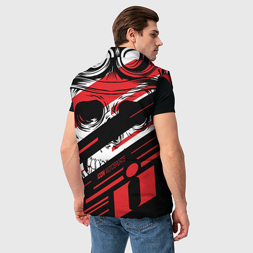 Мужской жилет Череп Icon красный / 3D-Красный – фото 4