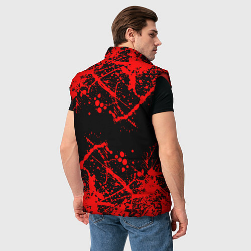 Мужской жилет Roblox / 3D-Красный – фото 4