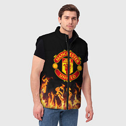 Мужской жилет МАНЧЕСТЕР ЮНАЙТЕД, цвет: 3D-черный — фото 2