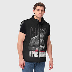 Мужской жилет Manny Pacquiao, цвет: 3D-светло-серый — фото 2