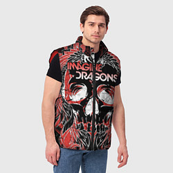 Мужской жилет Imagine Dragons, цвет: 3D-красный — фото 2