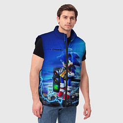 Мужской жилет SONIC, цвет: 3D-черный — фото 2