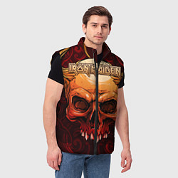 Мужской жилет Iron Maiden, цвет: 3D-черный — фото 2