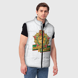 Мужской жилет Бывших не бывает погранвойска, цвет: 3D-черный — фото 2