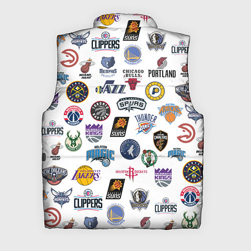 Мужской жилет NBA Pattern / 3D-Черный – фото 2