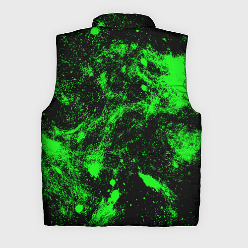 Мужской жилет Зелёная краска / 3D-Светло-серый – фото 2