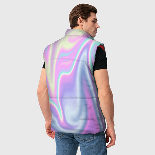 Мужской жилет Vaporwave / 3D-Красный – фото 4
