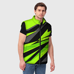 Мужской жилет Форма для фитнеса, цвет: 3D-черный — фото 2