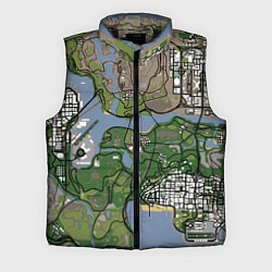 Мужской жилет San andreas, цвет: 3D-черный