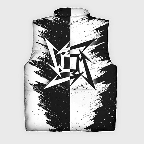 Мужской жилет MetallicaСпина / 3D-Светло-серый – фото 2